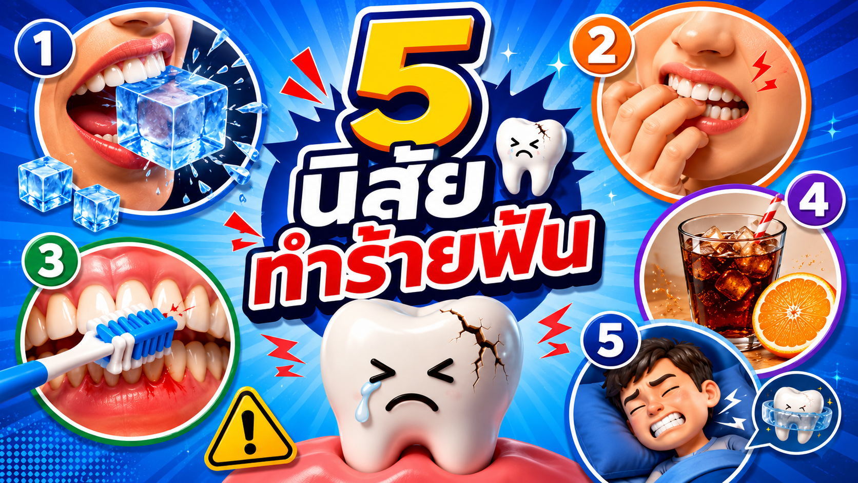 นิสัยทำลายฟัน